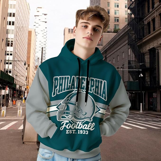 Philadelphia Football Graphic Hoodie – image 3