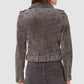 Superman and Lois Elizabeth Tulloch Brown Suede Jacket