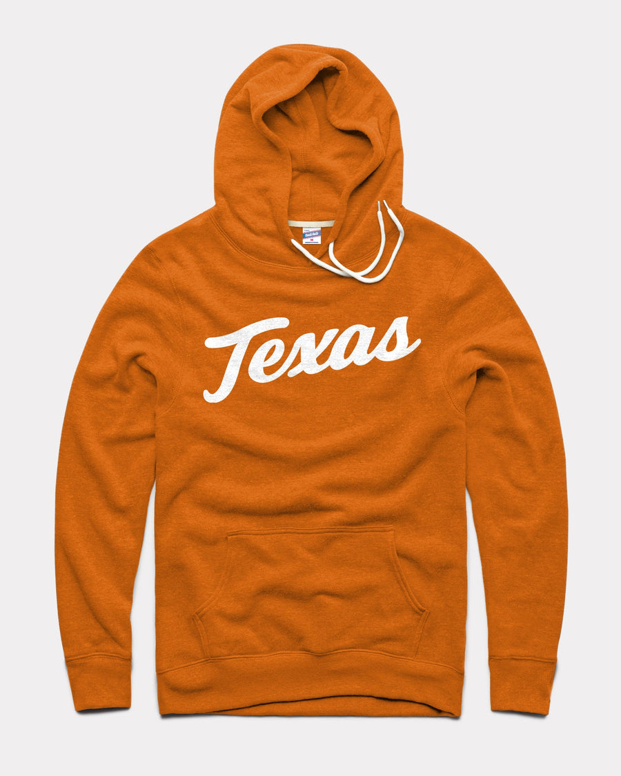 Texas Longhorns White Logo Pullover Hoodie (Recreated Edition)