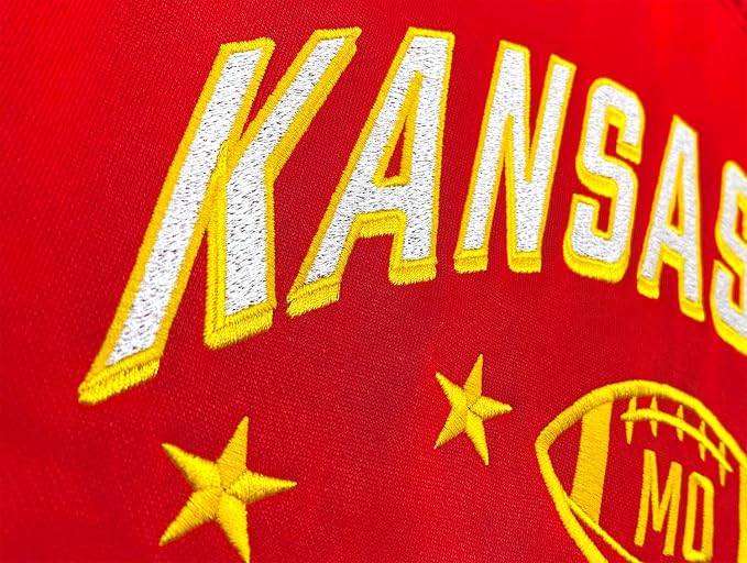 Kansas City Football Hoodie – Red & Black EST. 1960 Graphic Pullover – image 3