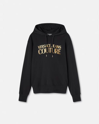 Versace Jeans Couture Black Zipper Hoodie – Recreated Edition