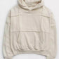 Aerie Sherpa Patchwork Hoodie Recreated Edition