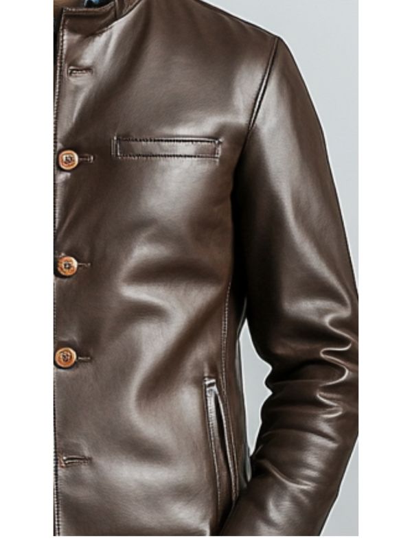 Alexander Leather Brown Jacket – Men’s Leather Jacket (Brown)