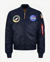 Alpha Industries MA-1 VF NASA Badge Bomber Recreated Jacket