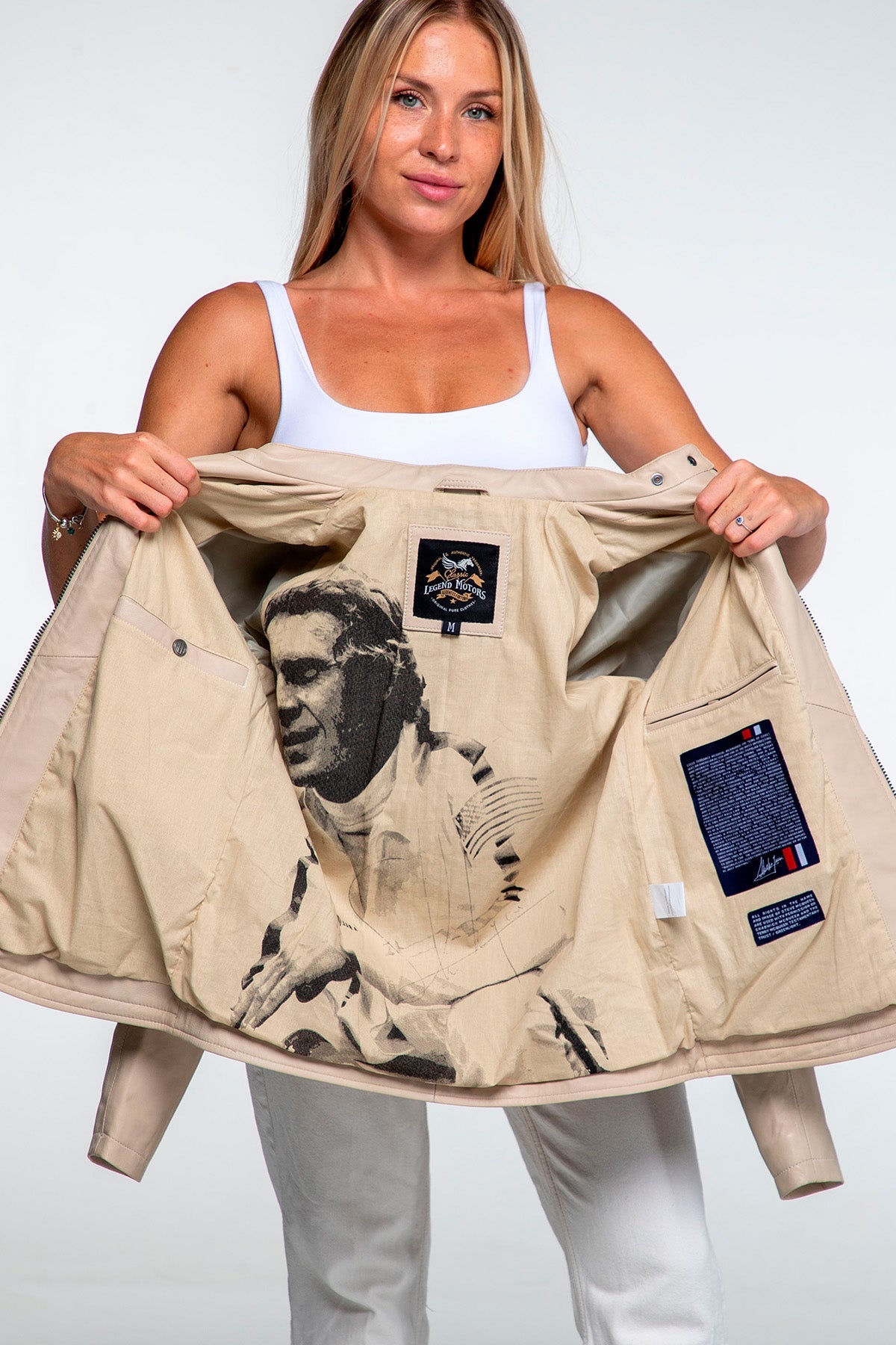Women's Steve McQueen x Le Mans Amber Ecru Jacket