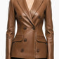 Amelia Brown Leather Jacket – Stylish Women’s Leather Jacket