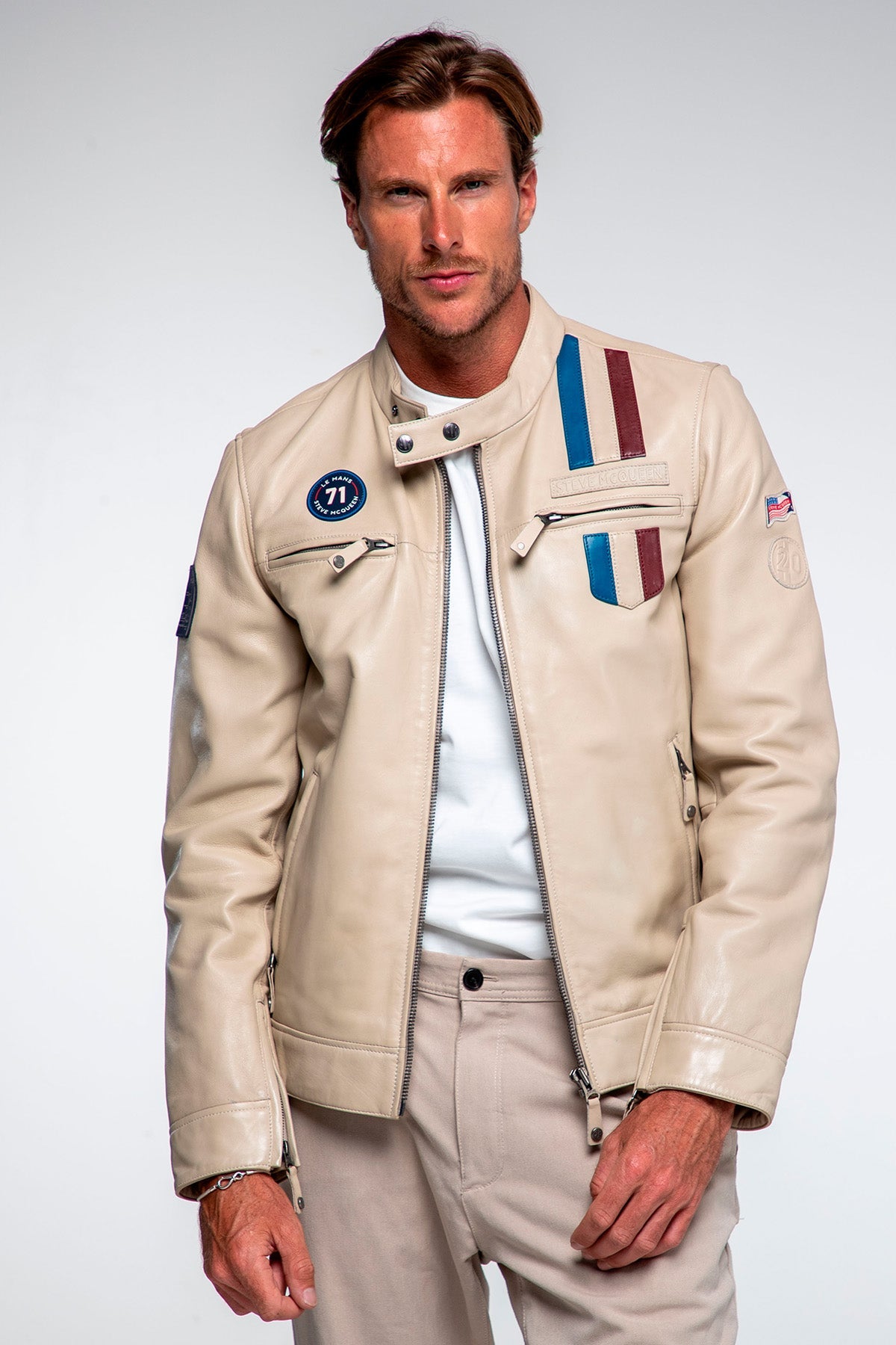 Steve McQueen x Le Mans Austin Ecru Jacket for Men