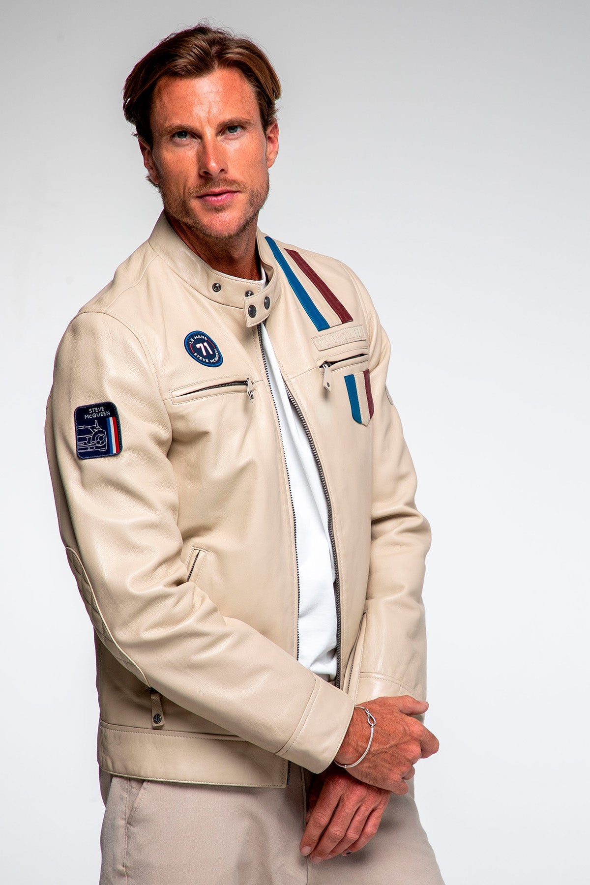 Steve McQueen x Le Mans Austin Ecru Jacket for Men