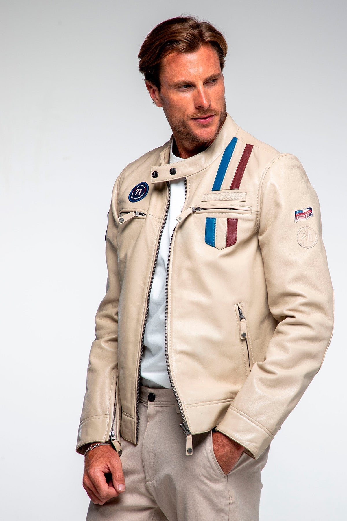 Steve McQueen x Le Mans Austin Ecru Jacket for Men