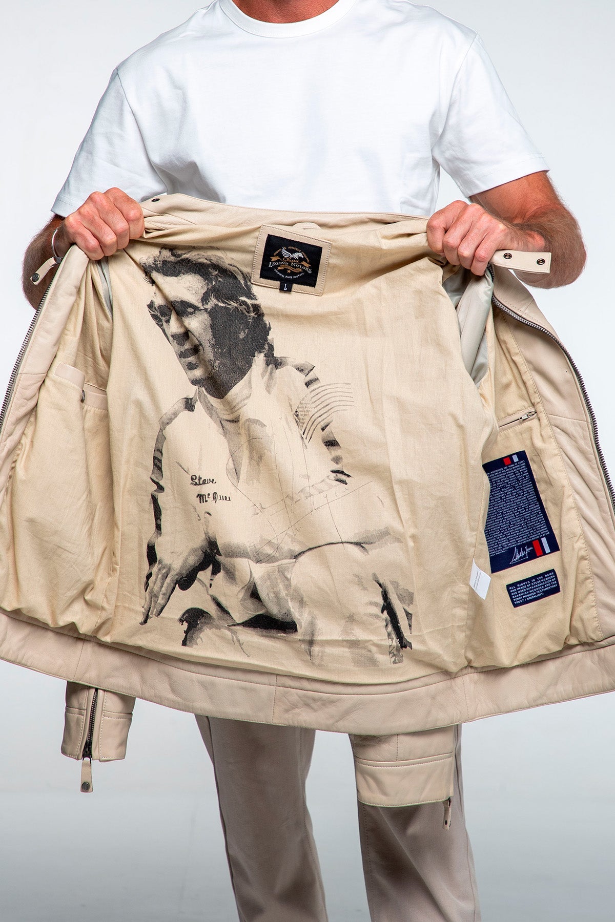 Steve McQueen x Le Mans Austin Ecru Jacket for Men