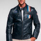Steve McQueen x Le Mans Austin Navy Blue Jacket for Men