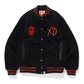 The Weeknd Xo Jackets Black Wool Varsity Jacket