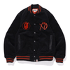 The Weeknd Xo Jackets Black Wool Varsity Jacket