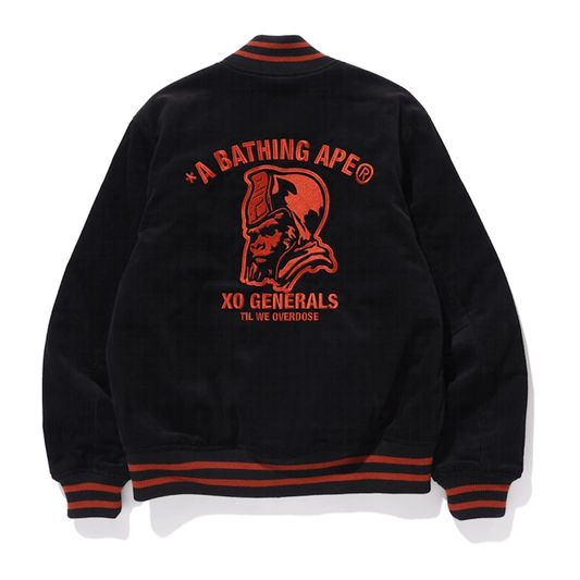 The Weeknd Xo Jackets Black Wool Varsity Jacket