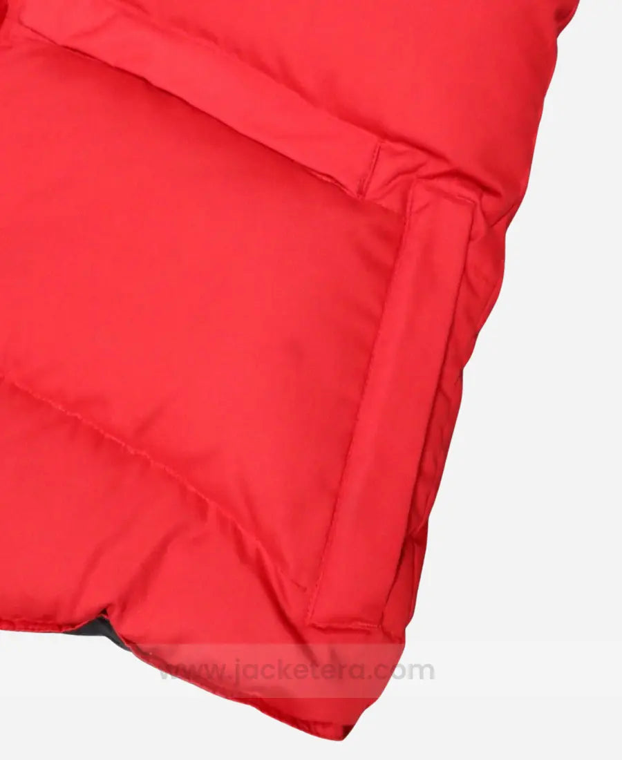 Michael J. Fox Back to the Future Marty McFly Red Puffer Vest