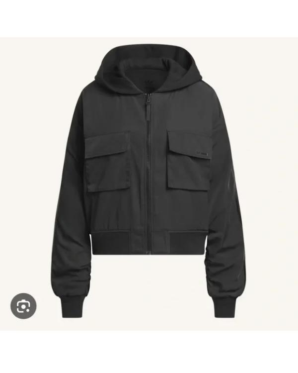 WWE Raw 2025 Rebecca Quin Black Track Jacket — Product Description
