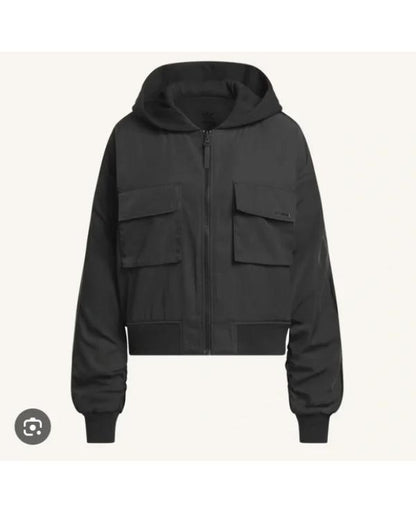 WWE Raw 2025 Rebecca Quin Black Track Jacket — Product Description
