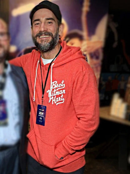 Bret Hart Hitman Orange Hoodie – Iconic Wrestling Style Meets Everyday Comfort Recreated Edition