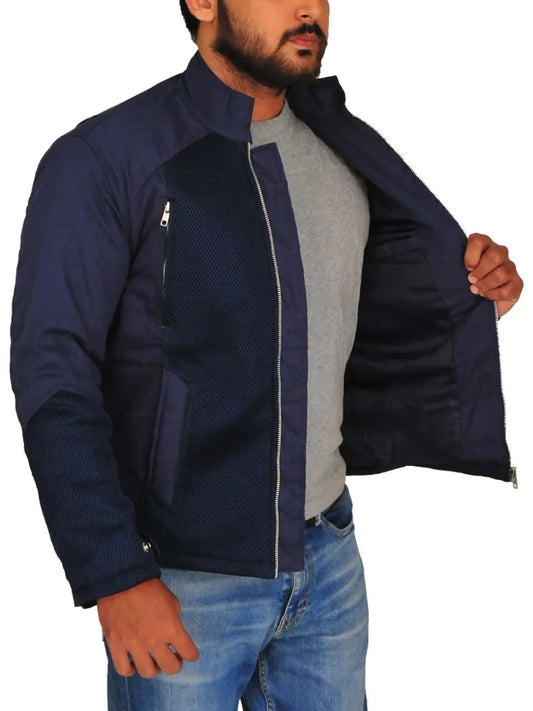 Captain America Steve Rogers Blue Jacket