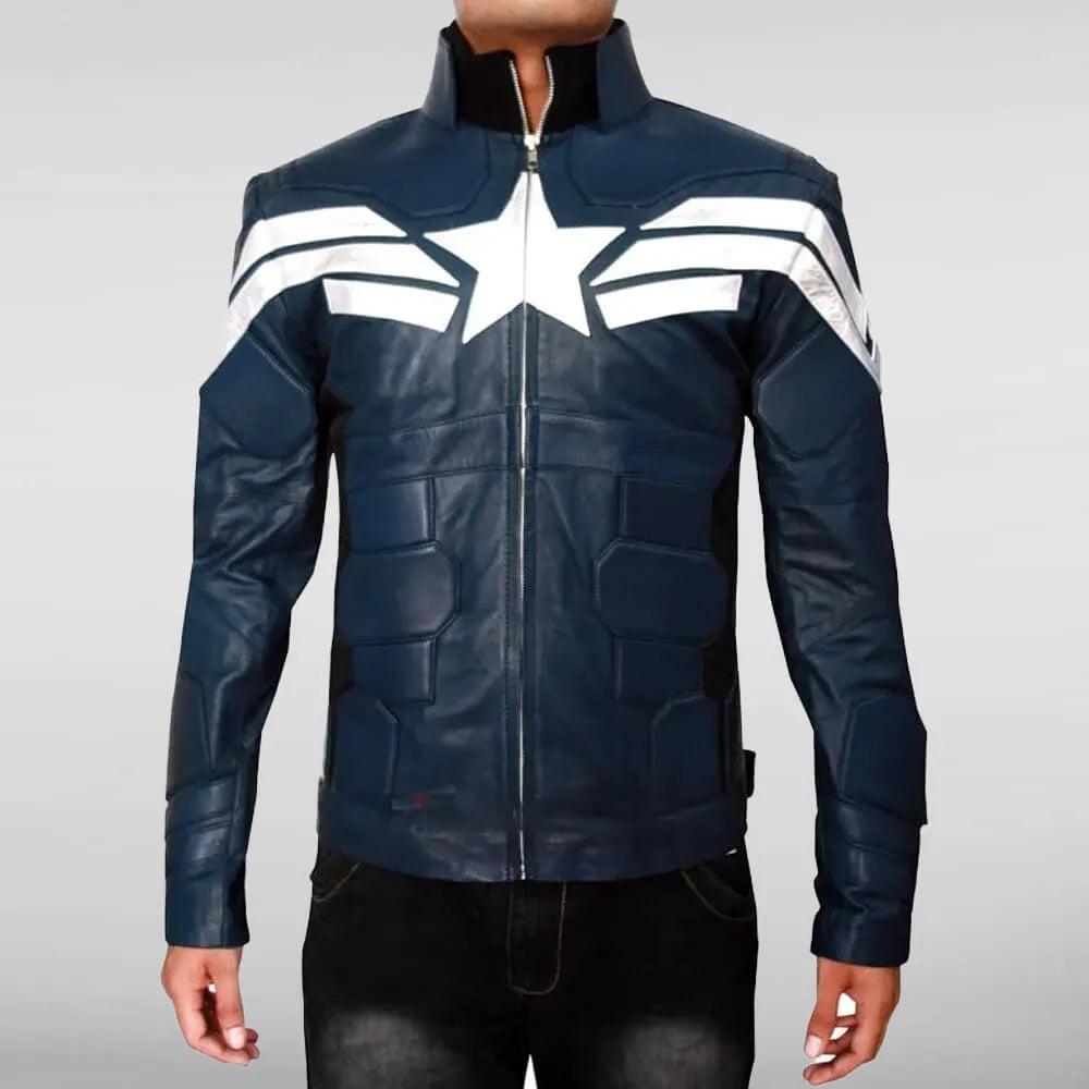 The Winter Soldier Captain America Blue Jacket