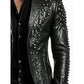 Carter Black Leather Blazer – Leather Blazer for Men Black