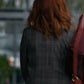 The Wish Swap 2025 Emily Tennant Grey Plaid Blazer – Classic Flair with Modern Comfort