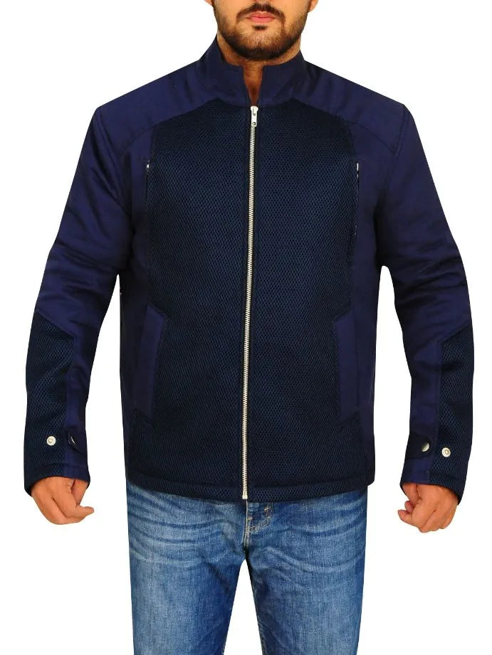 Captain America Steve Rogers Blue Jacket