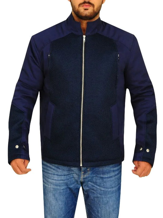 Captain America Steve Rogers Blue Jacket