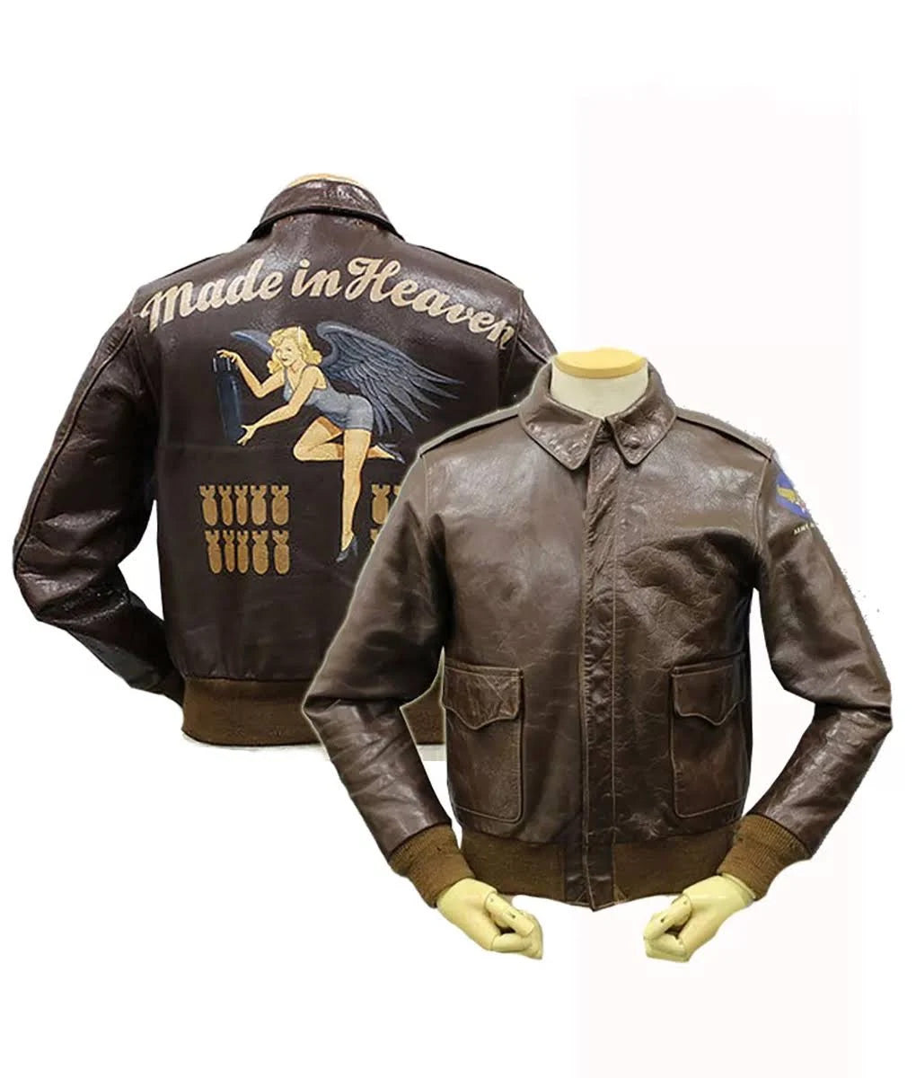 Chris Redfield Men’s Made in Heaven Air Force Flight Jacket