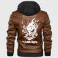 Samurai 2077 Brown Leather Jacket