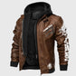 Samurai 2077 Brown Leather Jacket