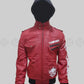 Samurai 2077 Red Leather Jacket