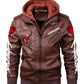 Samurai 2077 Removeable Hood Brown Jacket