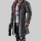 Solomon Reed Black Leather Coat