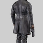 Solomon Reed Black Leather Coat