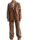 Delilah Leather Brown Jacket – Women’s Leather Jacket (Brown)