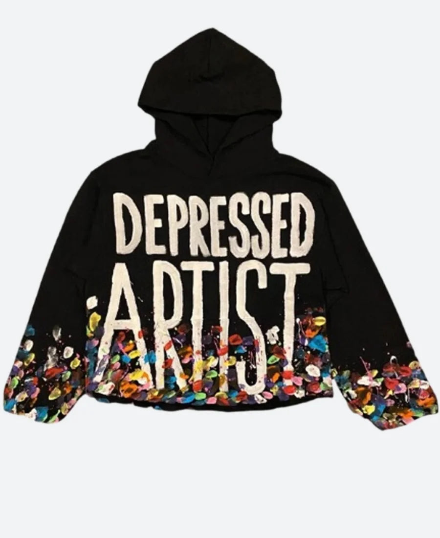 Depressed Artist Hoodie 🎨🖤 Recreated Edition