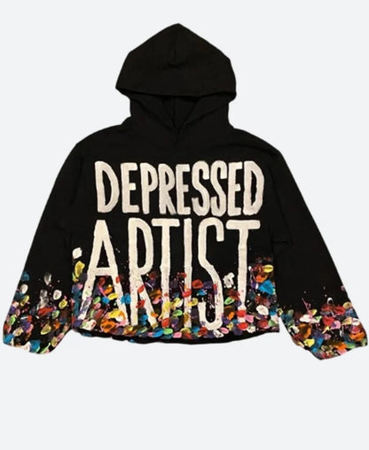 Depressed Artist Hoodie 🎨🖤 Recreated Edition