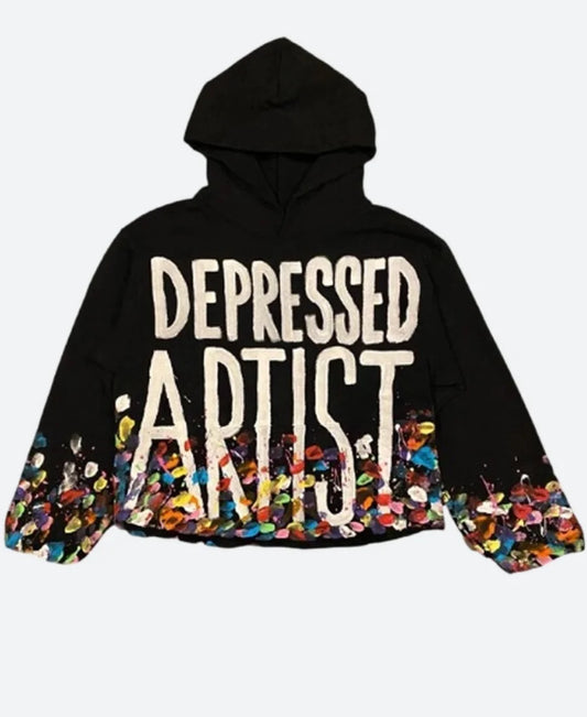 Depressed Artist Hoodie 🎨🖤 Recreated Edition