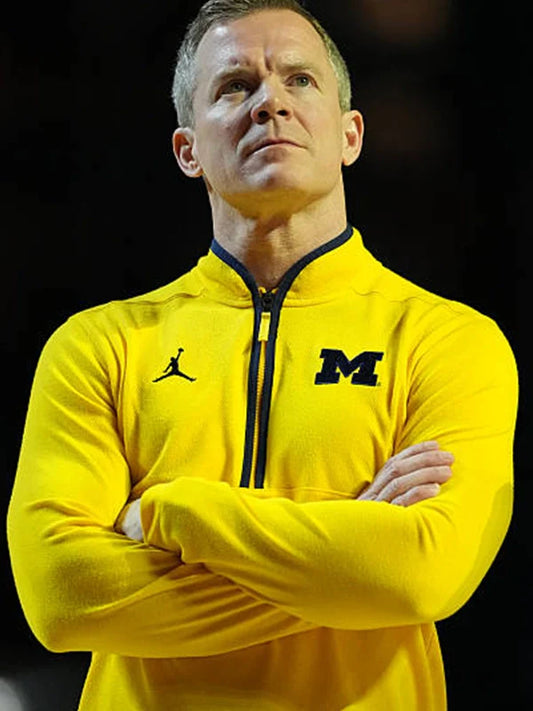 Dusty May Wolverines Quarter-Zip Pullover Jacket