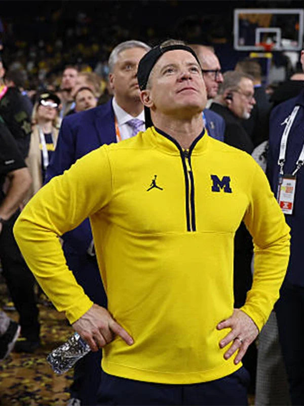 Dusty May Wolverines Quarter-Zip Pullover Jacket