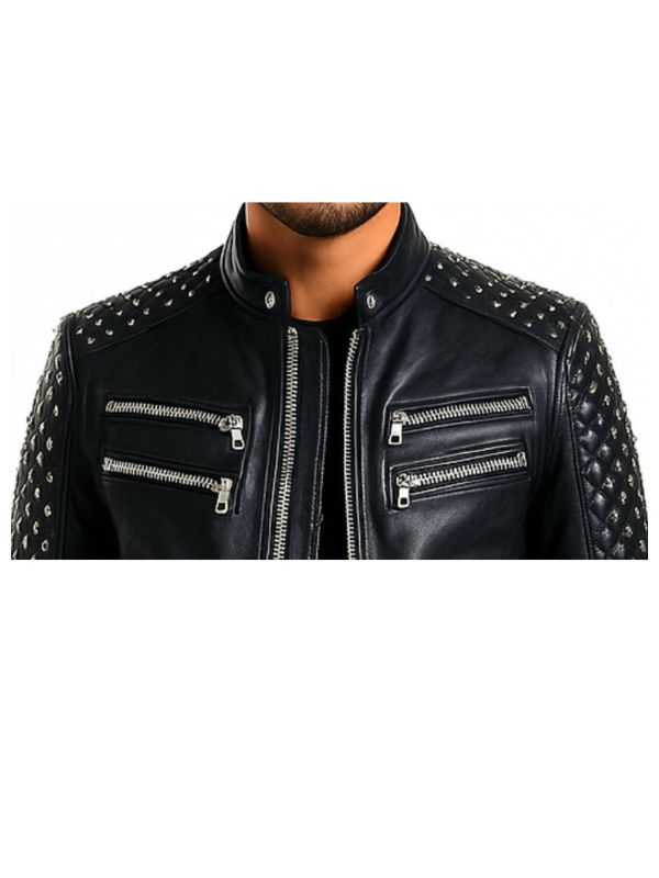 Grayson Black Leather Jacket – Men’s Premium Black Leather Jacket