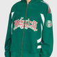 Green hoodie with 'Mexico' text and logo on a plain background