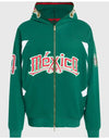 Green hoodie with 'Mexico' text on a white background