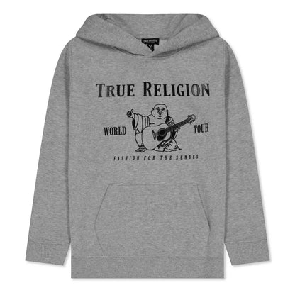 Grey True Religion Hoodie Recreated Edition