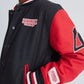 Stranger Things Hawkins Black &amp; Red Letterman Varsity Jacket