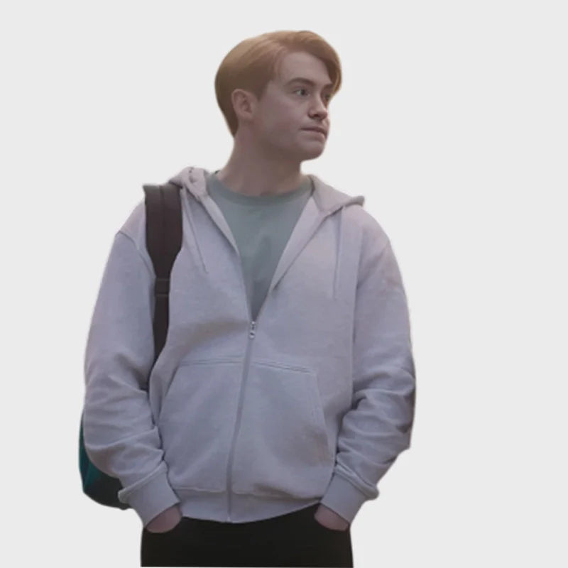 Heartstopper S03 Kit Connor Grey Hoodie Recreated Edition