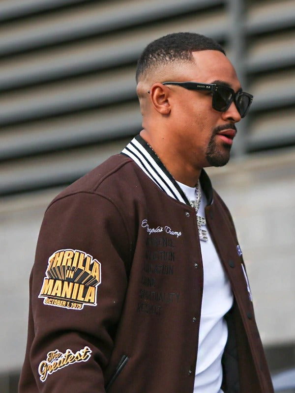 Jalen Hurts Muhammad Ali Varsity Jacket