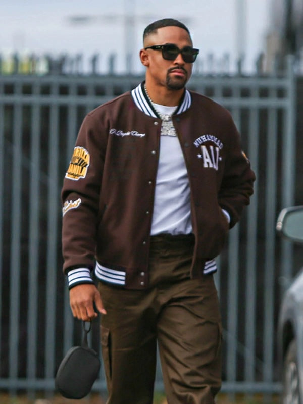 Jalen Hurts Muhammad Ali Varsity Jacket