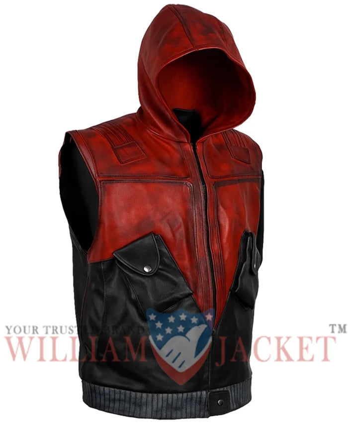 Jason Todd Red Hood Leather Vest